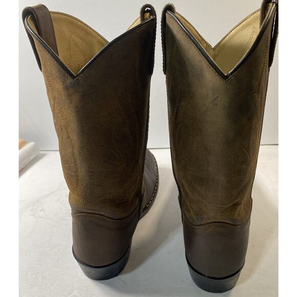 Masterson Boot Co Women's Western Cowboy Boots Sz 6 Brown Leather RB2000Y - Picture 3 of 8